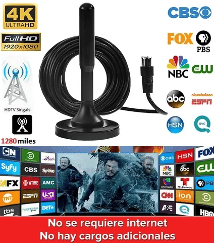 ¡Nuevo! SignalPro 4K HD™ Señal Libre y Gratis