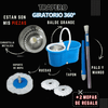🧼 Trapeador Giratorio Grande 360° con Cubeta + Repuesto Adicional GRATIS 🎁