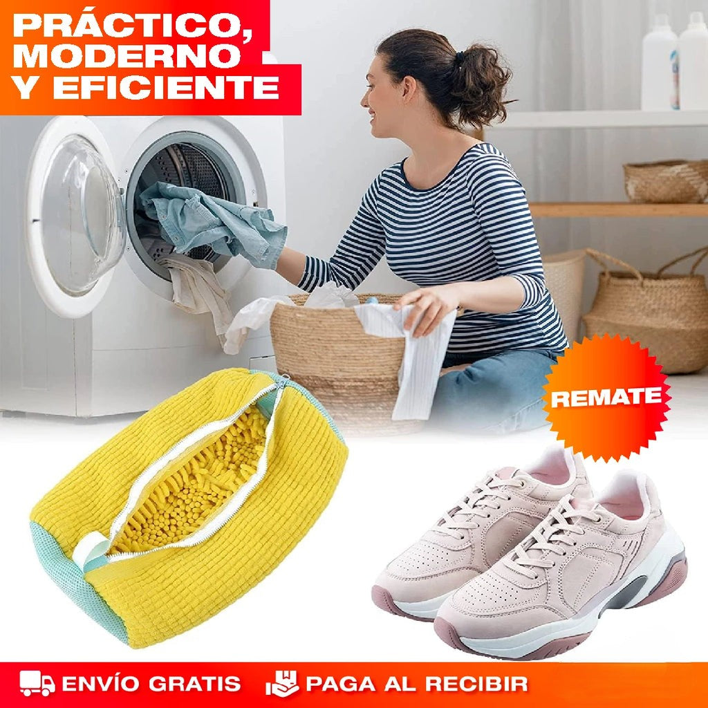 🧼 Bolsa de Microfibra para Lavado  Profundo de Calzado 👟
