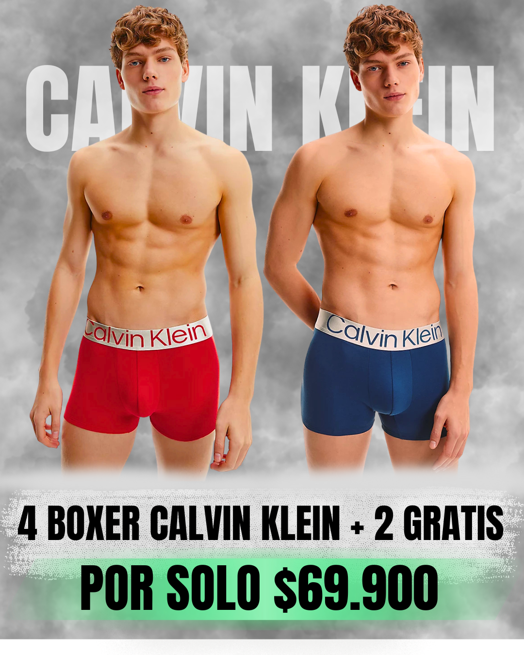BOXER CALVIN KLEIN COMPRA 4+ 2 GRATIS🎁