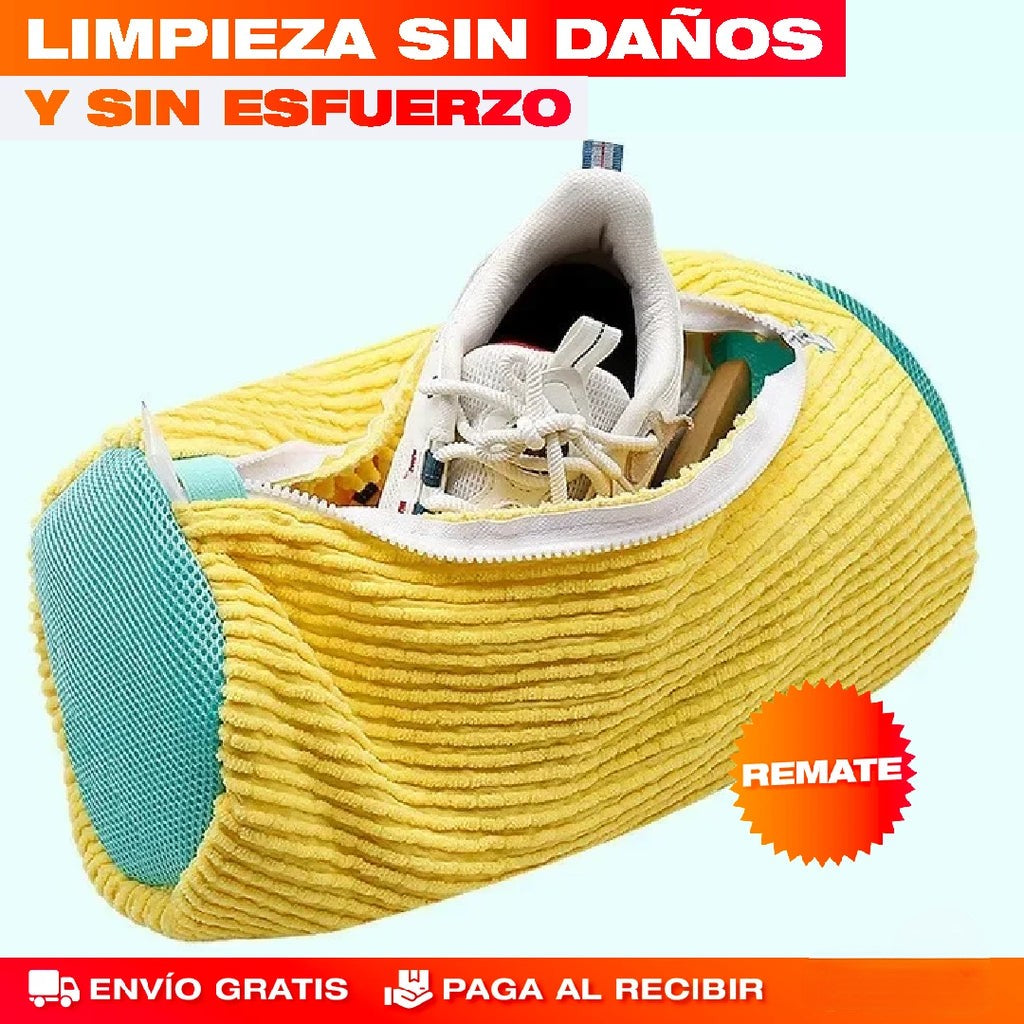 🧼 Bolsa de Microfibra para Lavado  Profundo de Calzado 👟