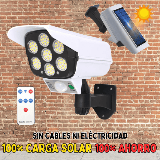 LÁMPARA SOLAR LED DE SEGURIDAD CON SENSOR DE MOVIMIENTO 🔋🌞