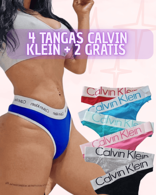 TANGAS CALVIN KLEIN COMPRA 4 PANTY + 2 GRATIS🎁