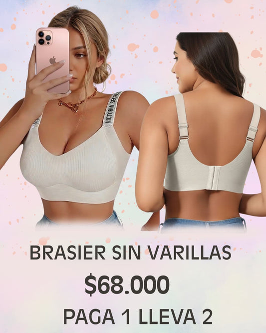 💖X2 BRASIER BRALETTE✨Olvídate del dolor y las marcas de las incomodas varillas