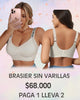 💖X2 BRASIER BRALETTE✨Olvídate del dolor y las marcas de las incomodas varillas